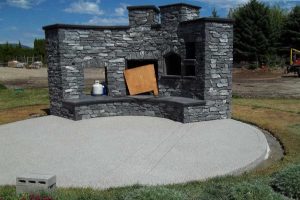 Full Mason - Stone & Concrete - Pizza Oven